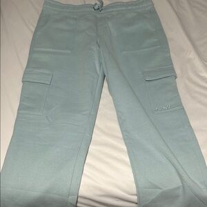 DKNY Soft Blue Cargo Trousers